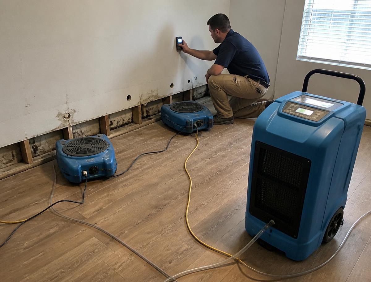 Structural Drying & Moisture Check